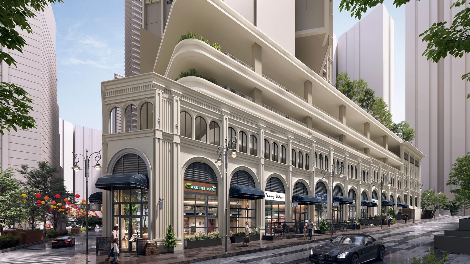 Colonial Retails, The Aldenz @ Damansara Perdana, artist impression